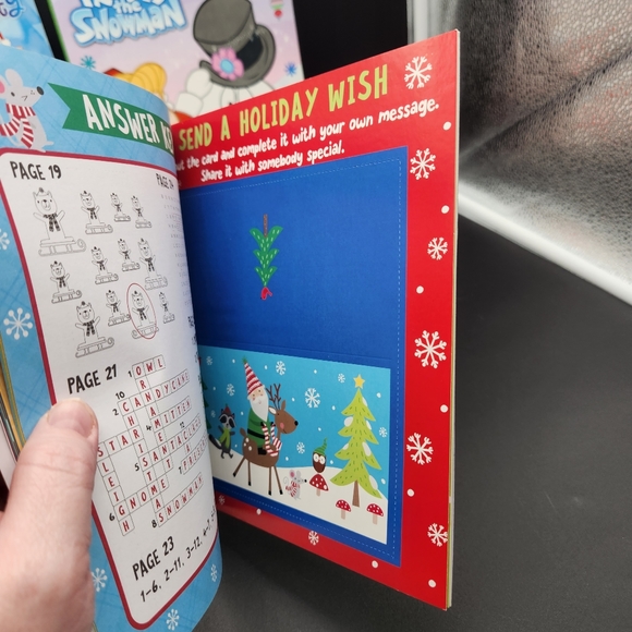 New Christmas Activity & Coloring Books, Frost the Snowman, Grinch & Gnomes - Picture 8 of 16